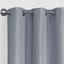 Morisson Silver Blackout Grommet Curtain Panel, 84"
