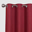 Morisson Red Blackout Grommet Curtain Panel, 84"