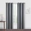 Morisson Grey Blackout Grommet Curtain Panel, 84"