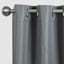 Morisson Grey Blackout Grommet Curtain Panel, 84"