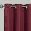 Morisson Burgundy Blackout Grommet Curtain Panel, 84"