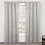 Grey Light Filtering Tab Top Curtain Panel, 84"
