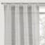 Honeybloom Skylar Grey Light Filtering Tab Top Curtain Panel, 84"