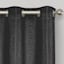 Rockwell Black Rod Pocket Blackout Curtain Panel, 84"