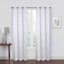 2-Pack Riley White & Grey Embroidered Blackout Curtain Panels, 84"