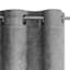 Barnes Grey Textured Grommet Curtain Panel, 84"