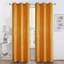 Barnes Yellow Textured Grommet Curtain Panel, 84"