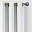 Brooks White & Silver Grommet Blackout Curtain Panel, 95"