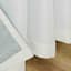 Brooks White & Silver Grommet Blackout Curtain Panel, 84"