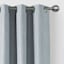 Brooks Grey & Silver Grommet Blackout Curtain Panel, 84"