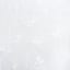 2-Pack White Embroidered Leaf Sheer Grommet Curtain Panels, 84"