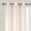 2-Pack Blush Embroidered Scroll Grommet Curtain Panels, 84"