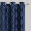 Navy Blue Blackout Grommet Curtain Panel, 84"
