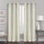 Natural Chenille Blackout Grommet Curtain Panel, 84"