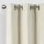 Natural Chenille Blackout Grommet Curtain Panel, 84"