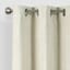 Natural Chenille Blackout Grommet Curtain Panel, 84"