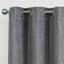 Grey Chenille Blackout Grommet Curtain Panel, 84"