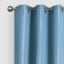 Morrison Blue Blackout Grommet Curtain Panel, 84"
