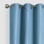 Morrison Blue Blackout Grommet Curtain Panel, 84"