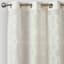 Providence Zoey Natural Clipped Sheer Curtain Panel, 84"