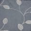 Blue Embroidered Blackout Grommet Curtain Panel, 84"