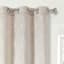 2-Pack Beige Light Filtering Grommet Curtain Panels, 84"