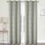 2-Pack Aziel Green Light Filtering Grommet Curtain Panel Set, 84"
