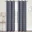 2-Pack Koa Blue Light Filtering Grommet Curtain Panel Set, 84"