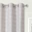 2-Pack Grey Light Filtering Grommet Curtain Panels, 84"