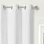 2-Pack Remi White Light Filtering Grommet Curtain Panel Set, 84"