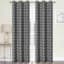 2-Pack Black Light Filtering Grommet Curtain Panels, 84"