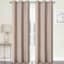 2-Pack Cillian White Light Filtering Grommet Curtain Panel Set, 84"