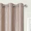 2-Pack Cillian White Light Filtering Grommet Curtain Panel Set, 84"