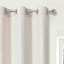 2-Pack Cillian Beige Light Filtering Grommet Curtain Panel Set, 84"