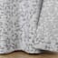 Grey Leaf Jacquard Light Filtering Grommet Curtain Panel, 95"