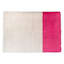 (D616) Oh Joy! Pink Colorblock Faux Fur Area Rug, 4x6