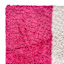 (D616) Oh Joy! Pink Colorblock Faux Fur Area Rug, 4x6