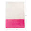 (D616) Oh Joy! Pink Colorblock Faux Fur Area Rug, 4x6