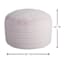 Channeled Pouf, Lavender