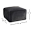 Esme Pouf, Grey