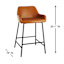 Honeybloom Destin Counter Stool, Cognac