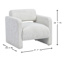 Baxter Accent Chair, Cream