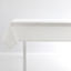 Set of 4 White Linen-Like Cotton Napkins, 18"