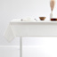 Set of 4 White Linen-Like Cotton Napkins, 18"