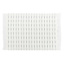Set of 4 Ivory Reversible Rib Placemats with Green Stripes