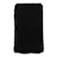 Set of 4 Black Linen-Like Cotton Napkins, 18"