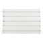 Set of 4 Woven Ribbed Placemats with Cameo Blue Stripes & Fringe