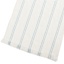 Set of 4 Woven Ribbed Placemats with Cameo Blue Stripes & Fringe