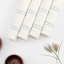 Set of 4 Woven Ribbed Placemats with Cameo Blue Stripes & Fringe
