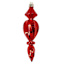 Classic Christmas 6-Count Red Finial Ornaments, 5.6"